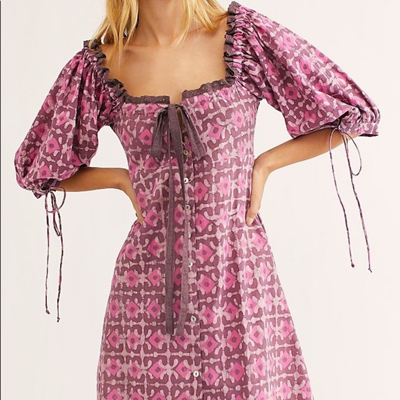 Free people waxed ambrose summer dress - Picture 1 of 8